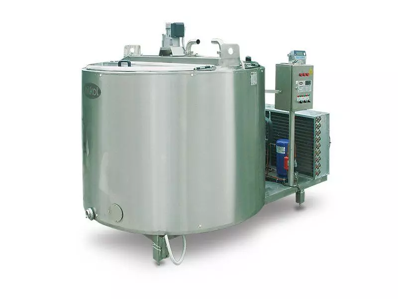 Vertical Cylindrical Milk Cooling Tanks