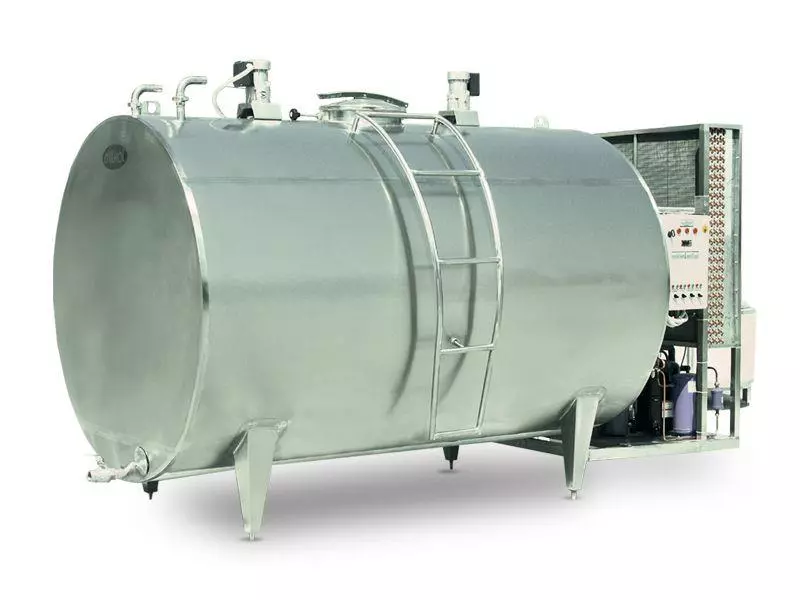 Horizontal Half-Cylindrical Cooling Tank (1000 L)